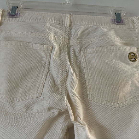 MICHAEL KORS Corduroy Jeans Size 4 Cream - Picture 3 of 15